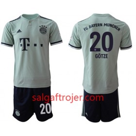 FC Bayern München Fodboldtrøjer Gotze 20 Børn Udebanesæt 2018/19 Kort ærmer